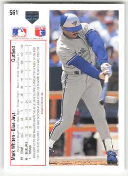Mark Whiten #561/800 Upper Deck Baseball Non-Foil English