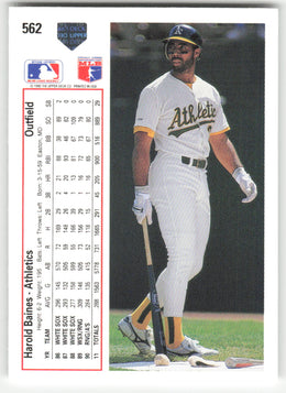 Harold Baines #562 Upper Deck Baseball Non-Foil English