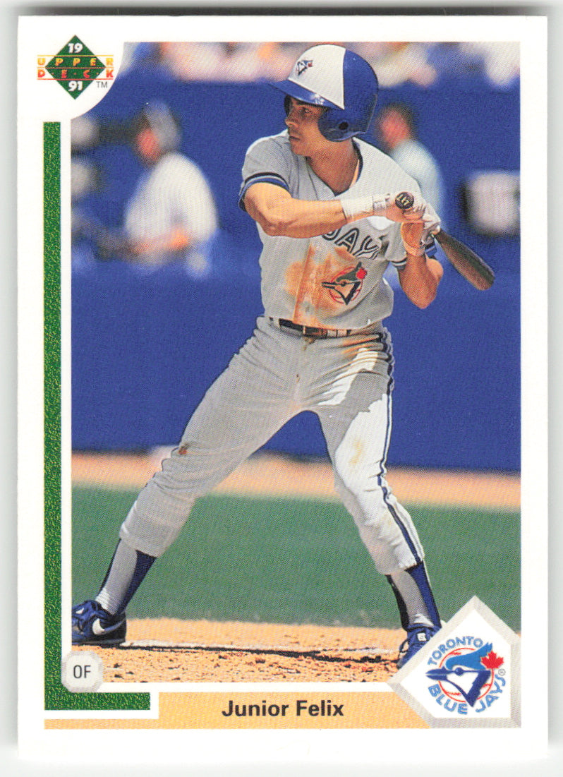 Junior Felix #563/800 Upper Deck Baseball Non-Foil English