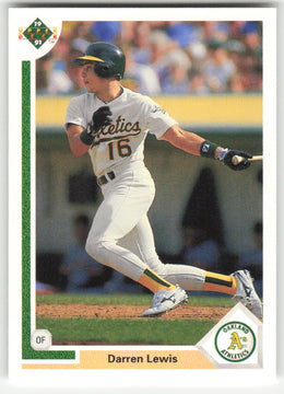 Darren Lewis #564/800 Upper Deck Baseball Non-Foil English