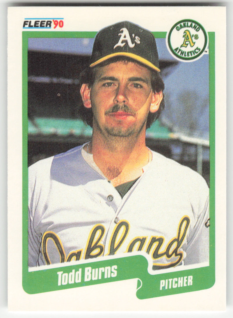 Todd Burns #2/660 Fleer Baseball Non-Foil English