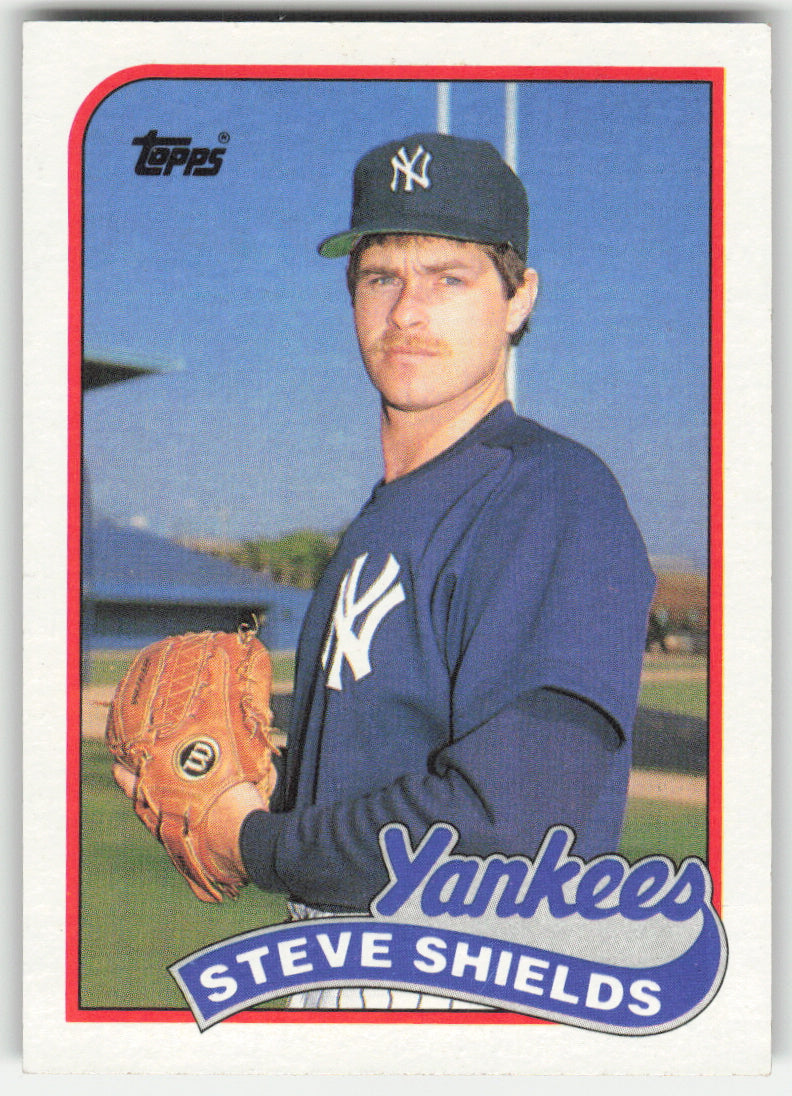 Steve Shields #484/792 Topps Baseball Non-Foil English