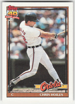Chris Hoiles #42/792 Topps Baseball Non-Foil English