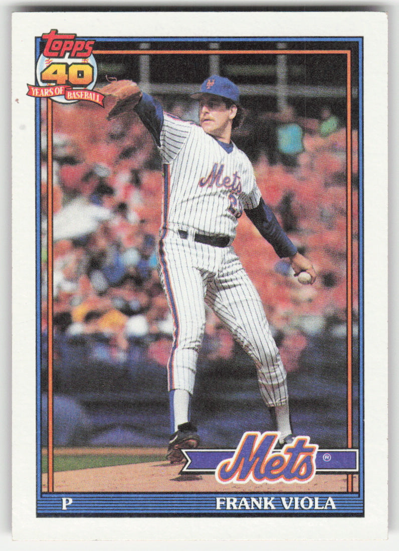 Frank Viola #60/792 Topps Baseball Non-Foil English