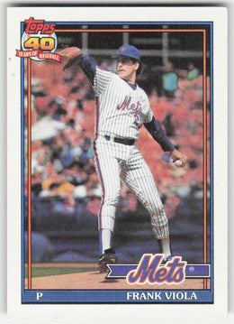 Frank Viola #60/792 Topps Baseball Non-Foil English