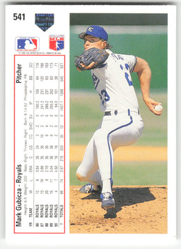 Mark Gubicza #541/800 Upper Deck Baseball Non-Foil English