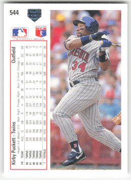 Kirby Puckett #544 Non-Foil