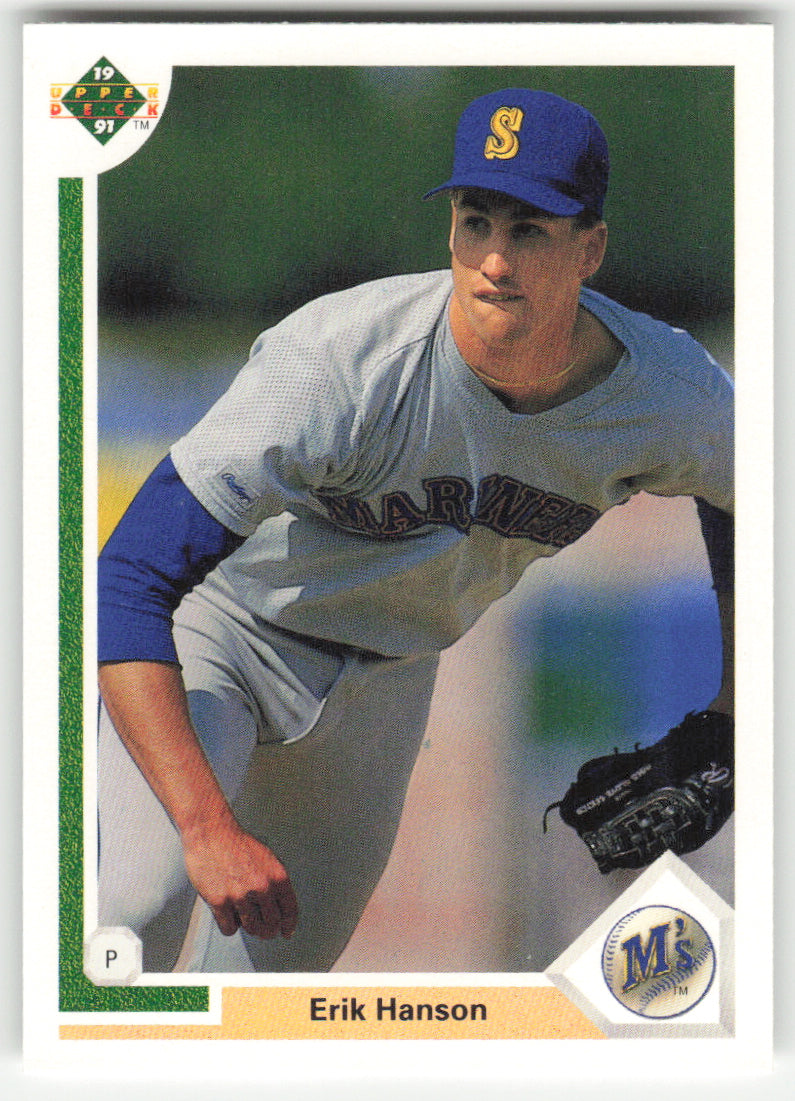 Erik Hanson #551/800 Upper Deck Baseball Non-Foil English