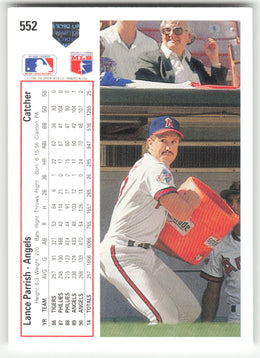 Lance Parrish #552/800 Upper Deck Baseball Non-Foil English