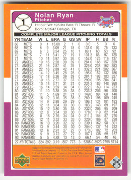 Nolan Ryan #1 Non-Foil