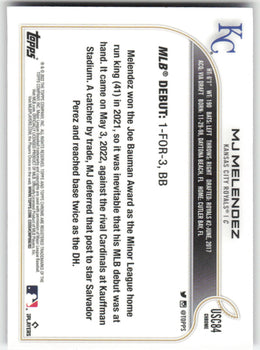 MJ Melendez [Purple Refractor] #USC84 Non-Foil