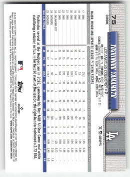 Yoshinobu Yamamoto [RayWave Refractor] #75 Non-Foil
