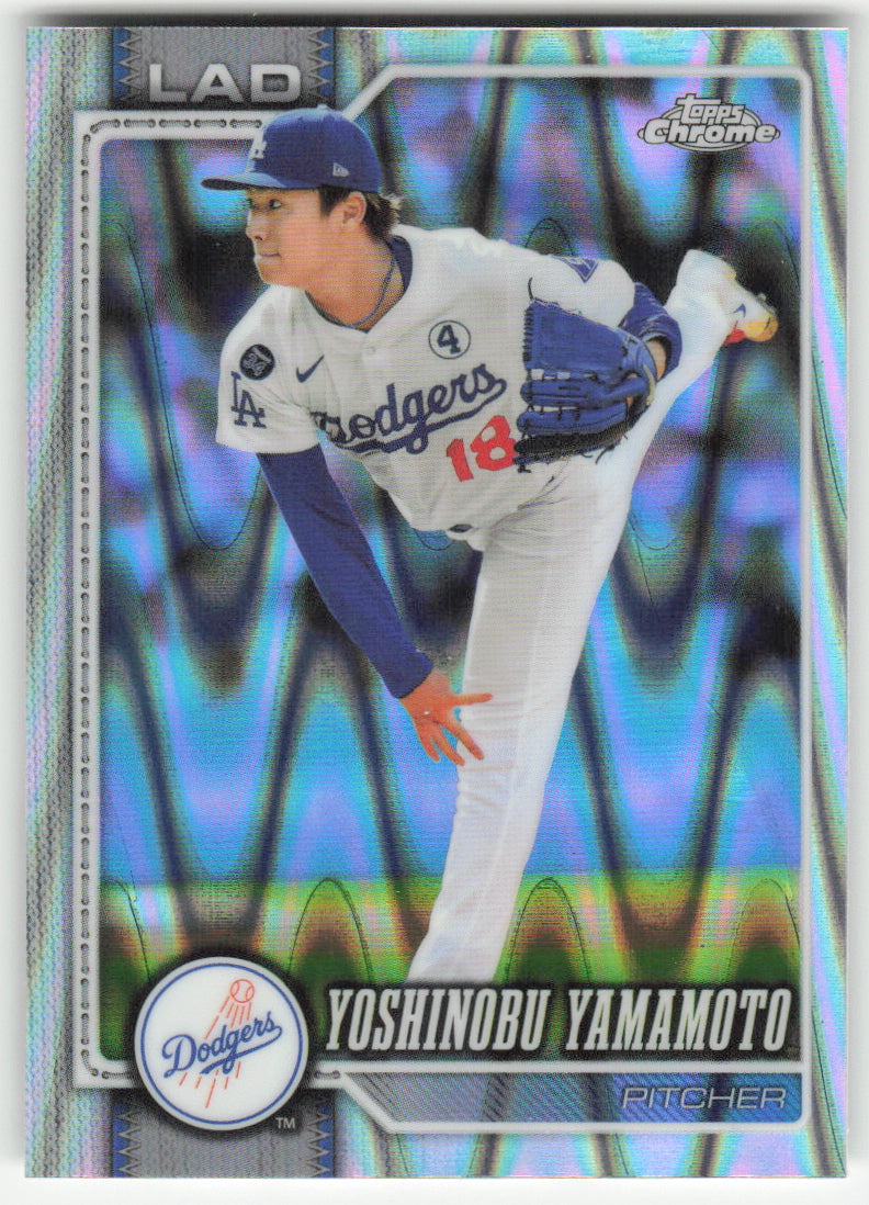Yoshinobu Yamamoto [RayWave Refractor] #75 Non-Foil