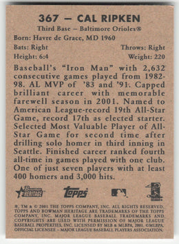 Cal Ripken #367 Non-Foil