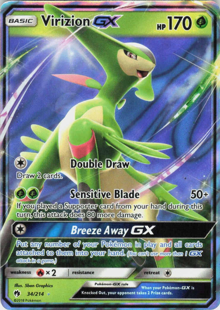 Virizion-GX #34