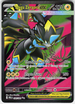 Mega Zeraora ex #98 NM