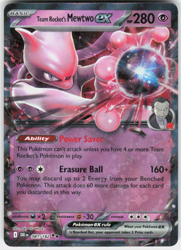 Team Rocket's Mewtwo ex #81 NM