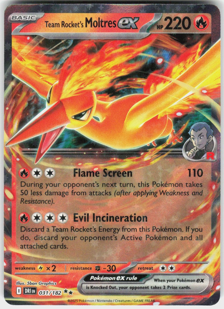 Team Rocket's Moltres ex #31 NM