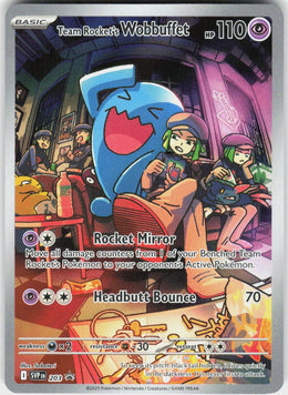 Team Rocket's Wobbuffet #203 NM