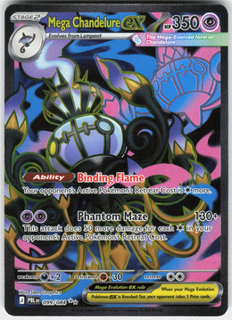 Mega Chandelure ex #99 NM