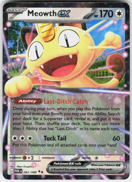 Meowth ex #62 NM
