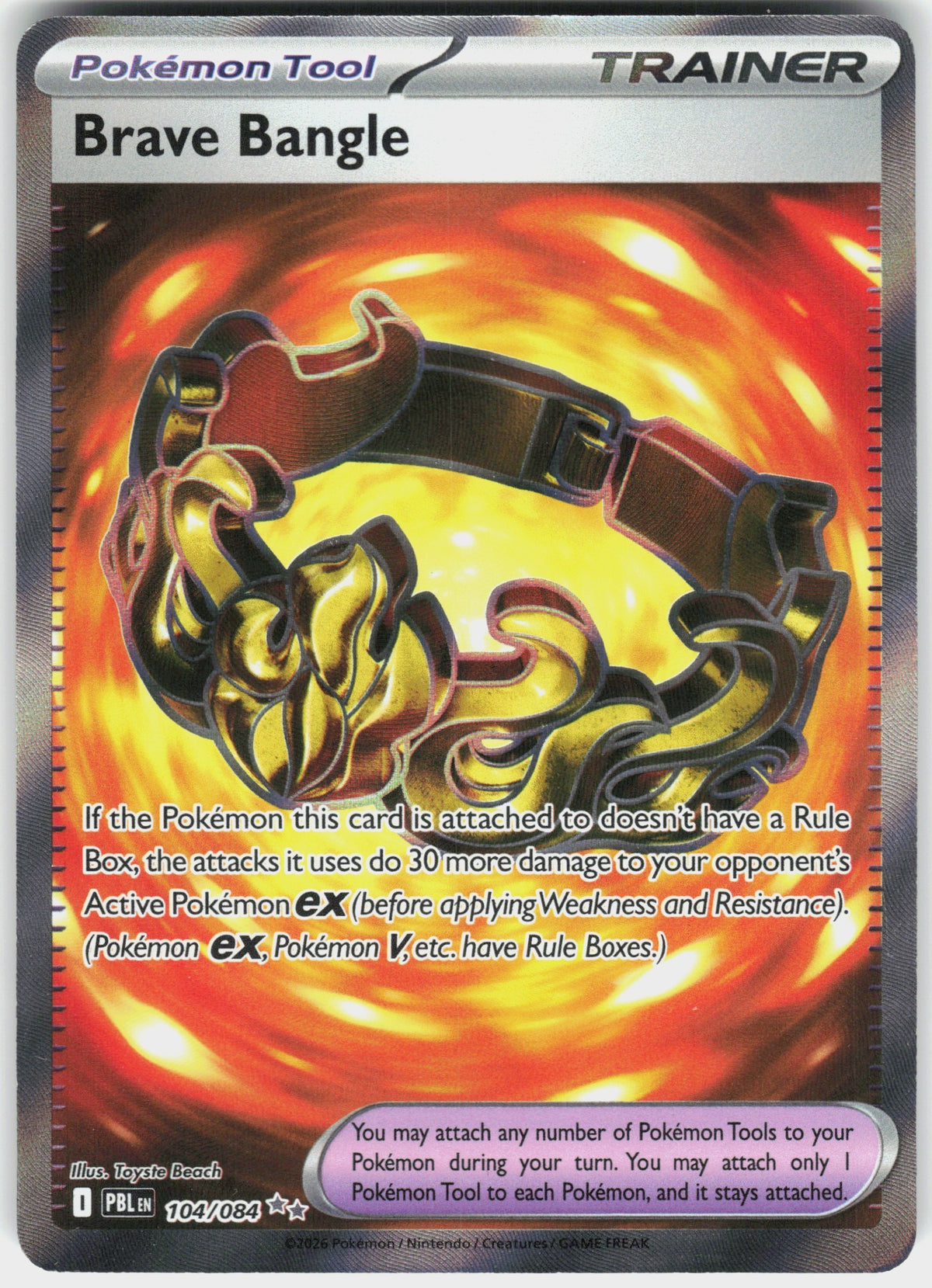 Brave Bangle #104 NM