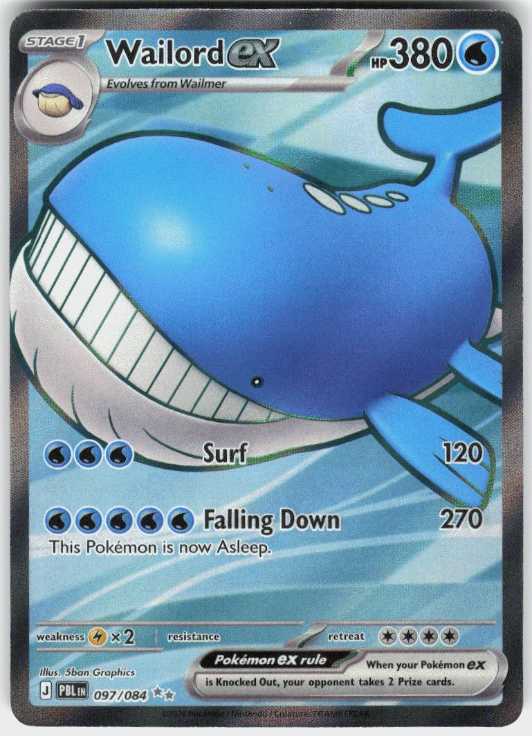 Wailord ex #97 NM