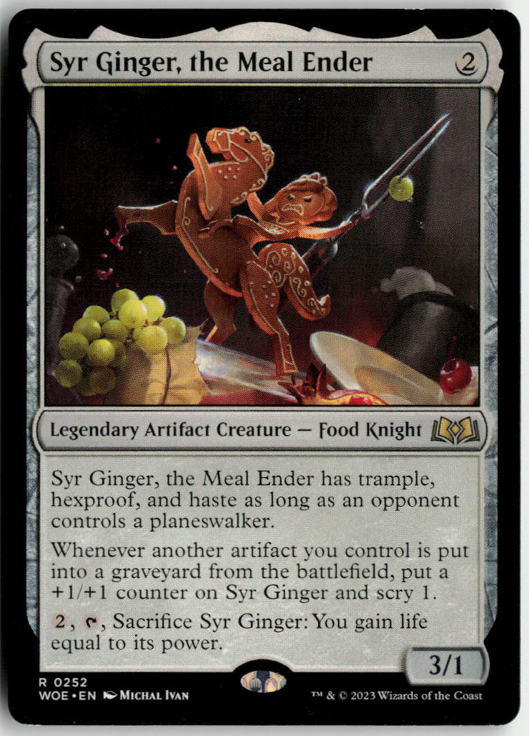 Syr Ginger, the Meal Ender - Wilds of Eldraine #252 - Near Mint - Normal