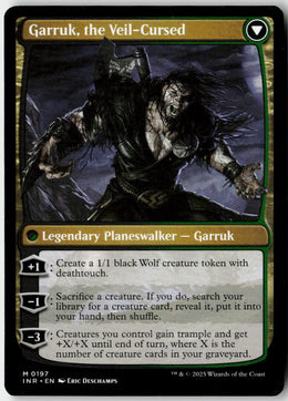 Garruk Relentless // Garruk, the Veil-Cursed - Innistrad Remastered #197 - Near Mint - Normal