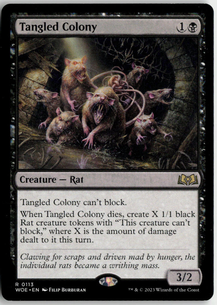 Tangled Colony - Wilds of Eldraine #113 - Near Mint - Normal
