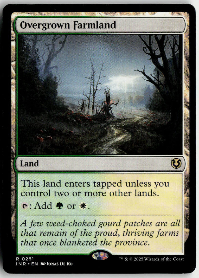 Overgrown Farmland - Innistrad Remastered #281 - Near Mint - Normal