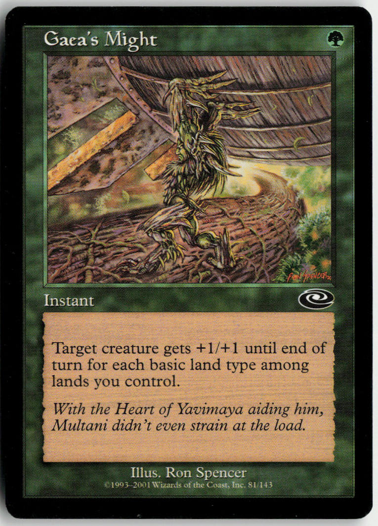 Gaea's Might - Planeshift #81 - Near Mint - Normal