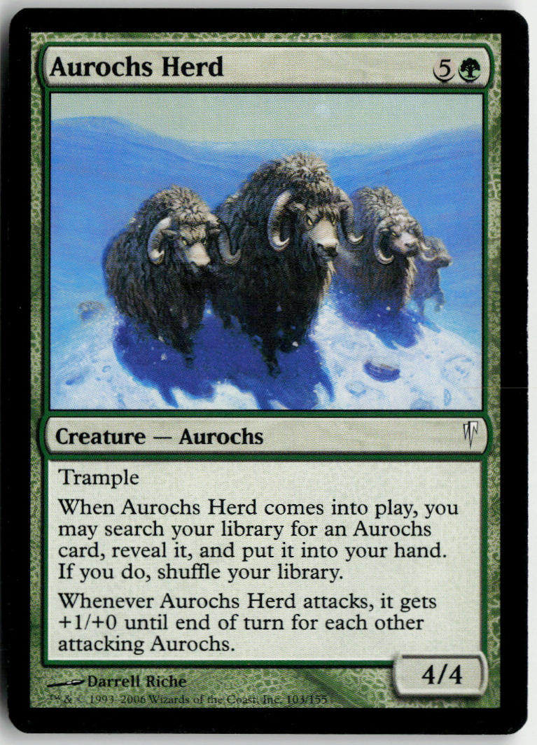 Aurochs Herd - Coldsnap #103 - Near Mint - Normal