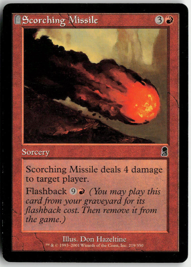 Scorching Missile - Odyssey #219 - Near Mint - Normal