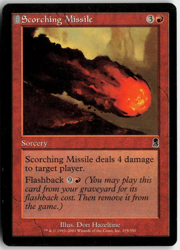 Scorching Missile - Odyssey #219 - Near Mint - Normal