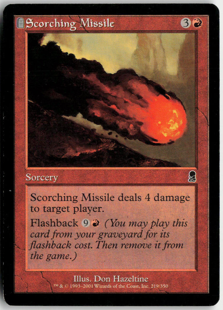 Scorching Missile - Odyssey #219 - Near Mint - Normal