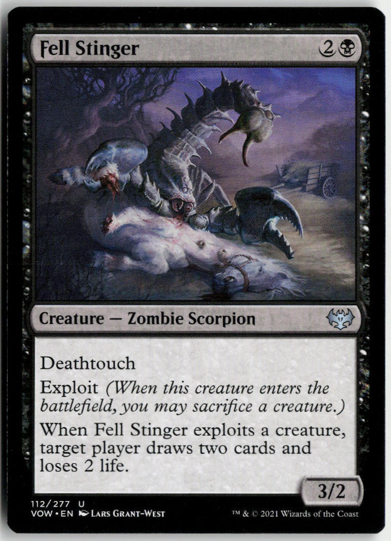Fell Stinger - Innistrad: Crimson Vow #112 - Near Mint - Normal