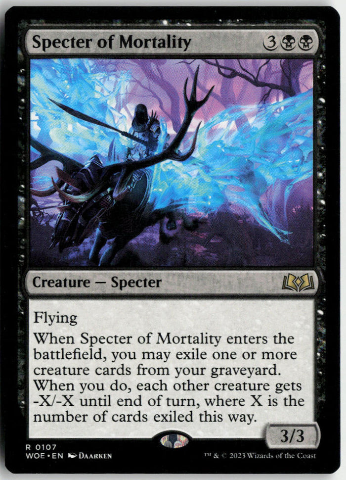 Specter of Mortality - Wilds of Eldraine #107 - Near Mint - Normal