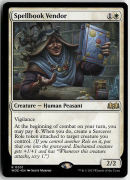Spellbook Vendor - Wilds of Eldraine #31 - Near Mint - Normal