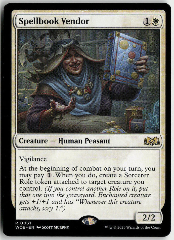 Spellbook Vendor - Wilds of Eldraine #31 - Near Mint - Normal