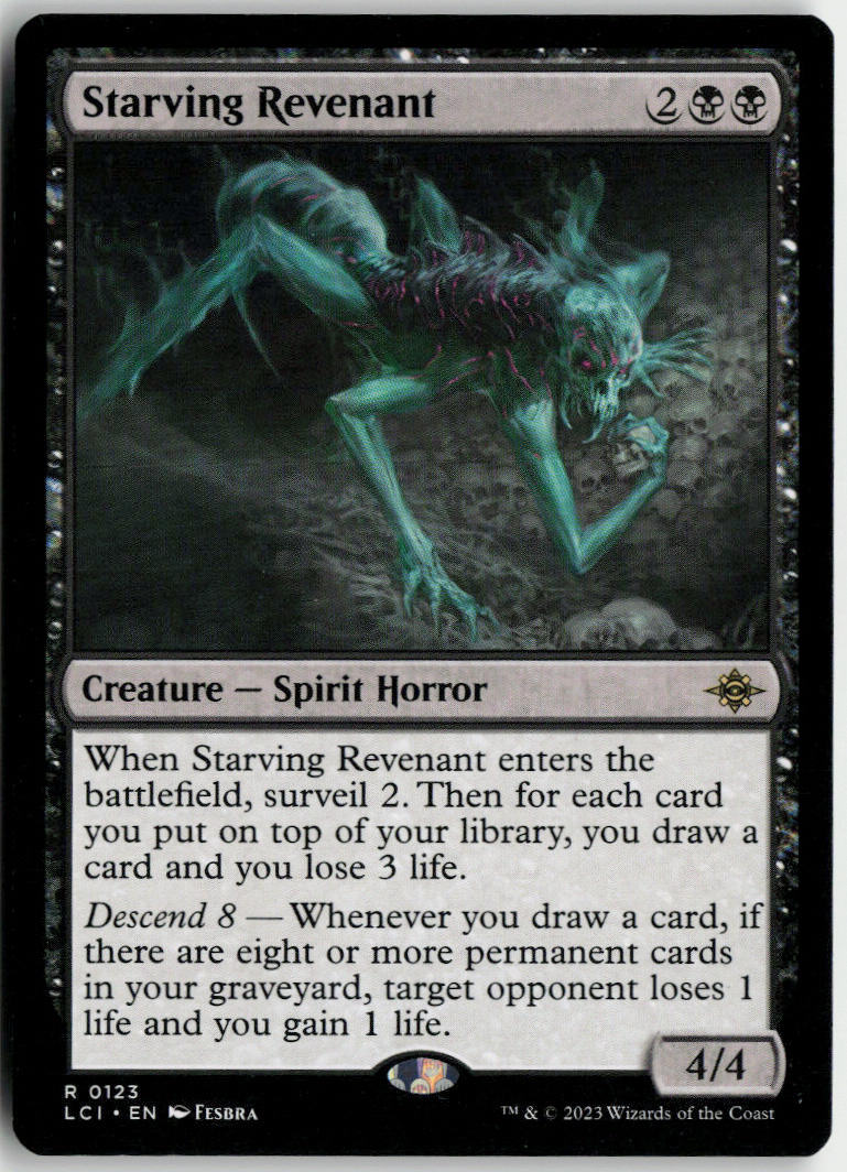 Starving Revenant - The Lost Caverns of Ixalan #123 - Near Mint - Normal