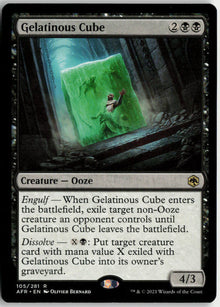Gelatinous Cube - Adventures in the Forgotten Realms #105 - Near Mint - Normal