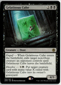 Gelatinous Cube - Adventures in the Forgotten Realms #105 - Near Mint - Normal