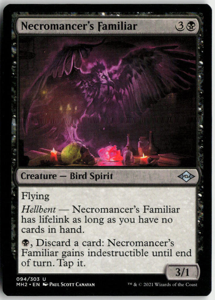 Necromancer's Familiar - Modern Horizons 2 #94 - Near Mint - Normal