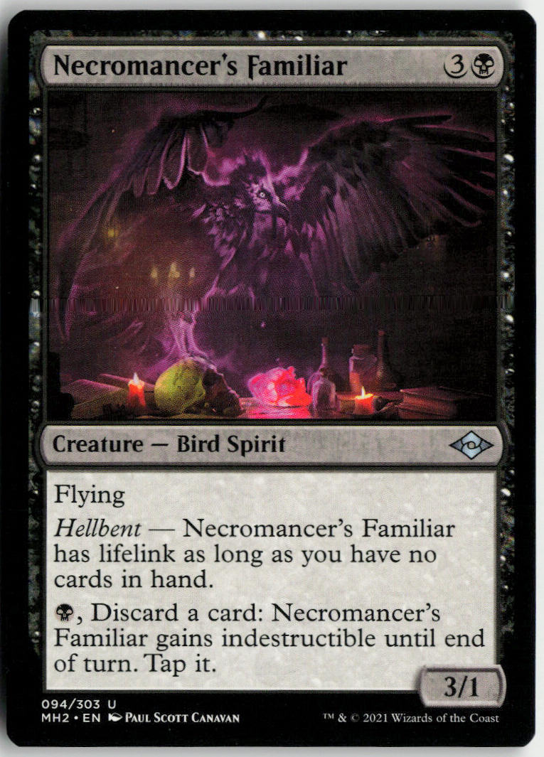 Necromancer's Familiar - Modern Horizons 2 #94 - Near Mint - Normal