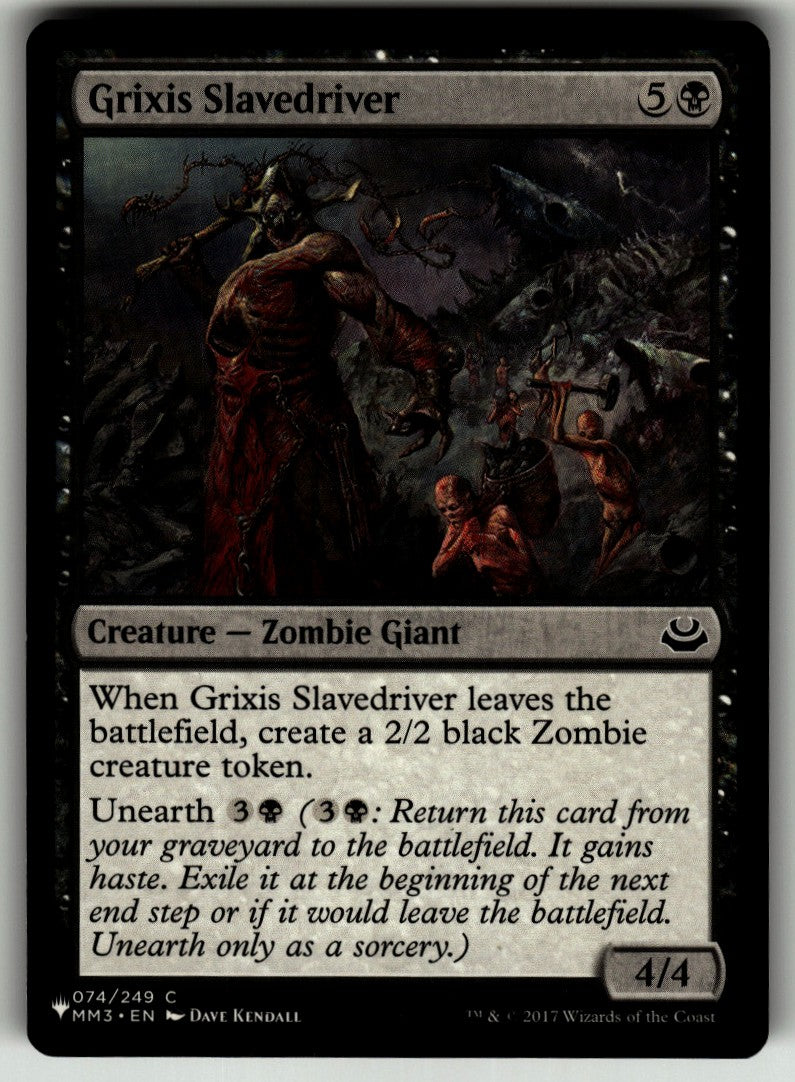 Grixis Slavedriver #74