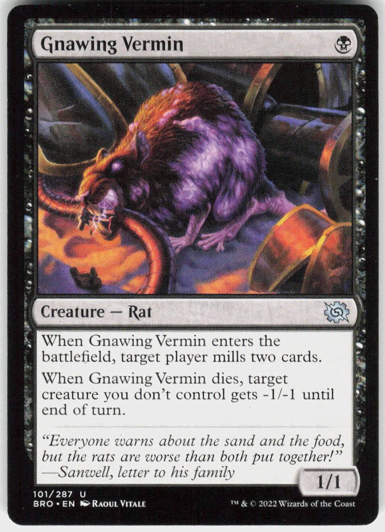 Gnawing Vermin #101 NM