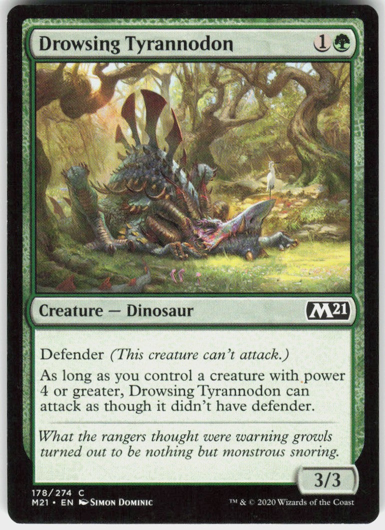 Drowsing Tyrannodon #178 NM