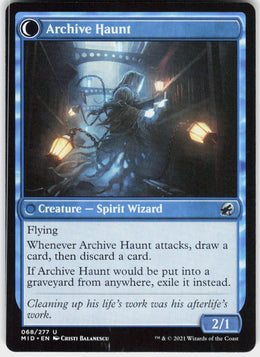 Overwhelmed Archivist // Archive Haunt #68 NM