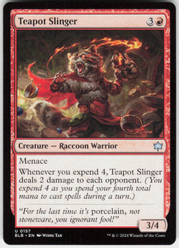 Teapot Slinger #157 NM